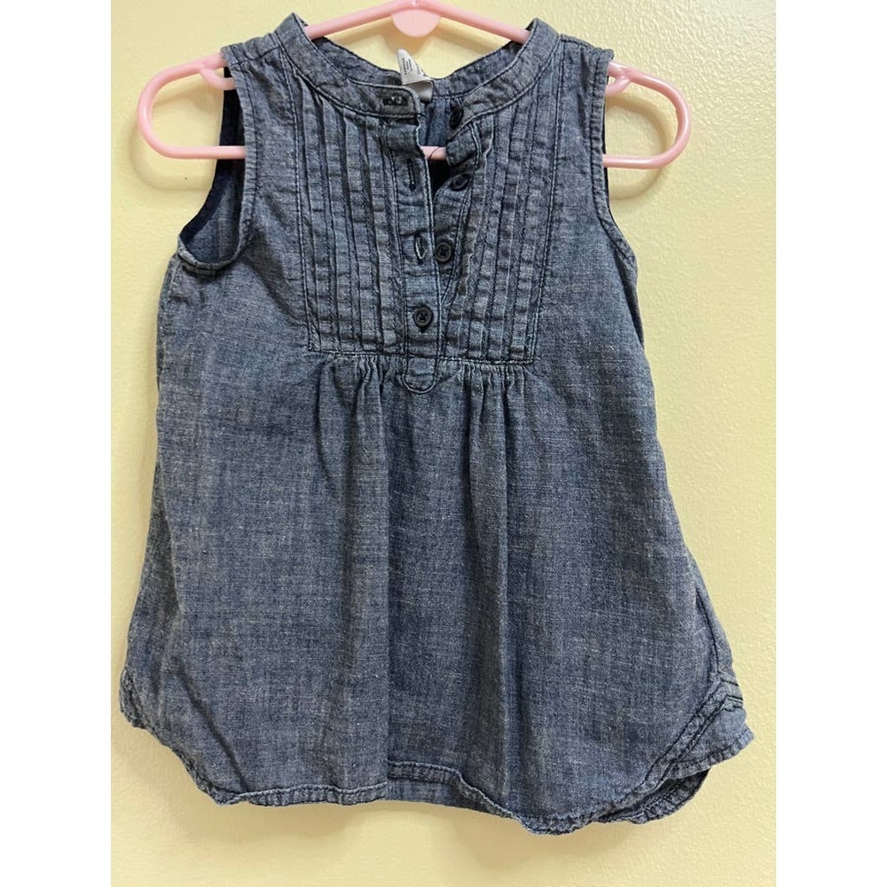 Gap Denim Sleeveless Dress Size 18-24 Months EUC​​​